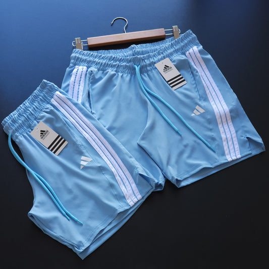 Short Elastano - Azul Bebê