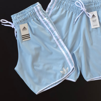 Short Elastano  - Azul Bebê
