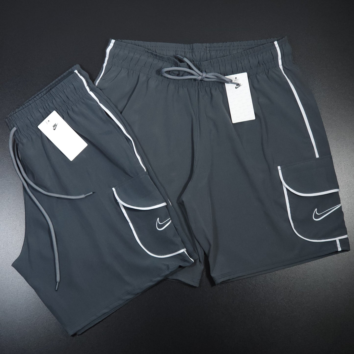 Short Elastano - Cinza Chumbo