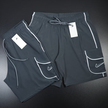 Short Elastano - Cinza Chumbo