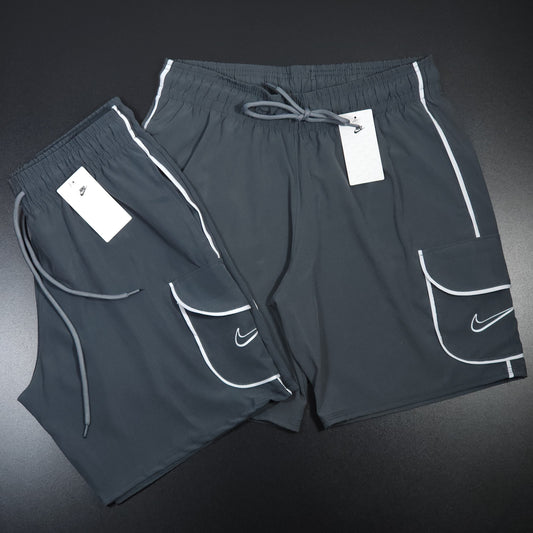 Short Elastano - Cinza Chumbo