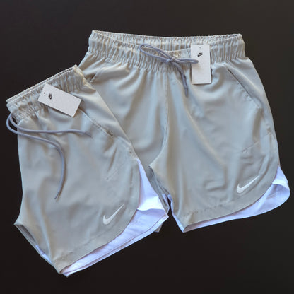 Short Elastano  - Cinza
