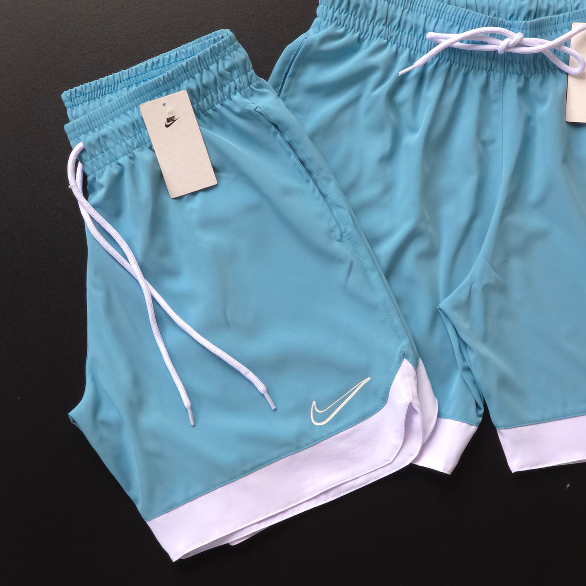 Short Elastano  - Azul Bebê