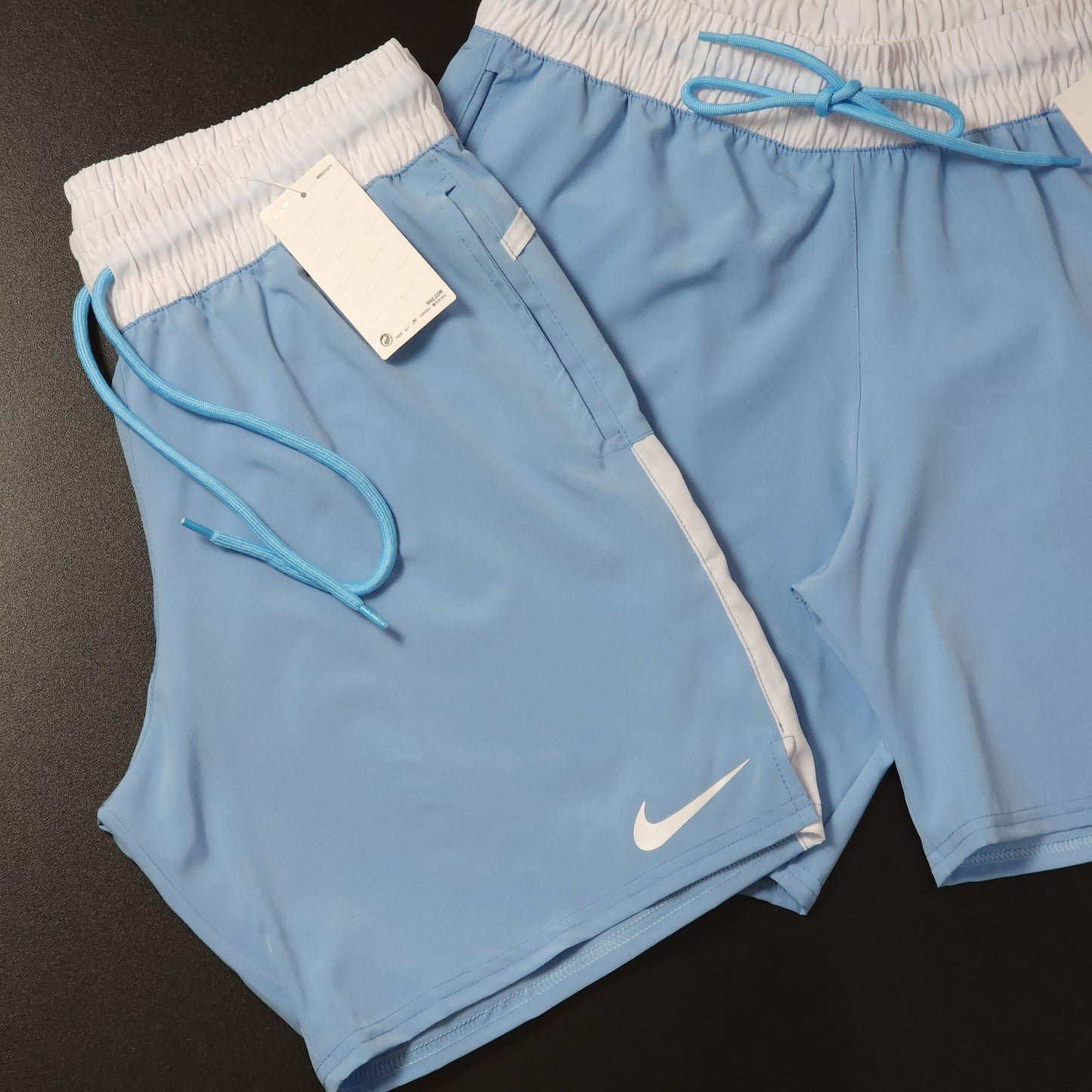 Short Elastano - Azul Bebê