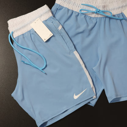 Short Elastano - Azul Bebê