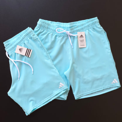 Short Elastano  - Azul Bebê