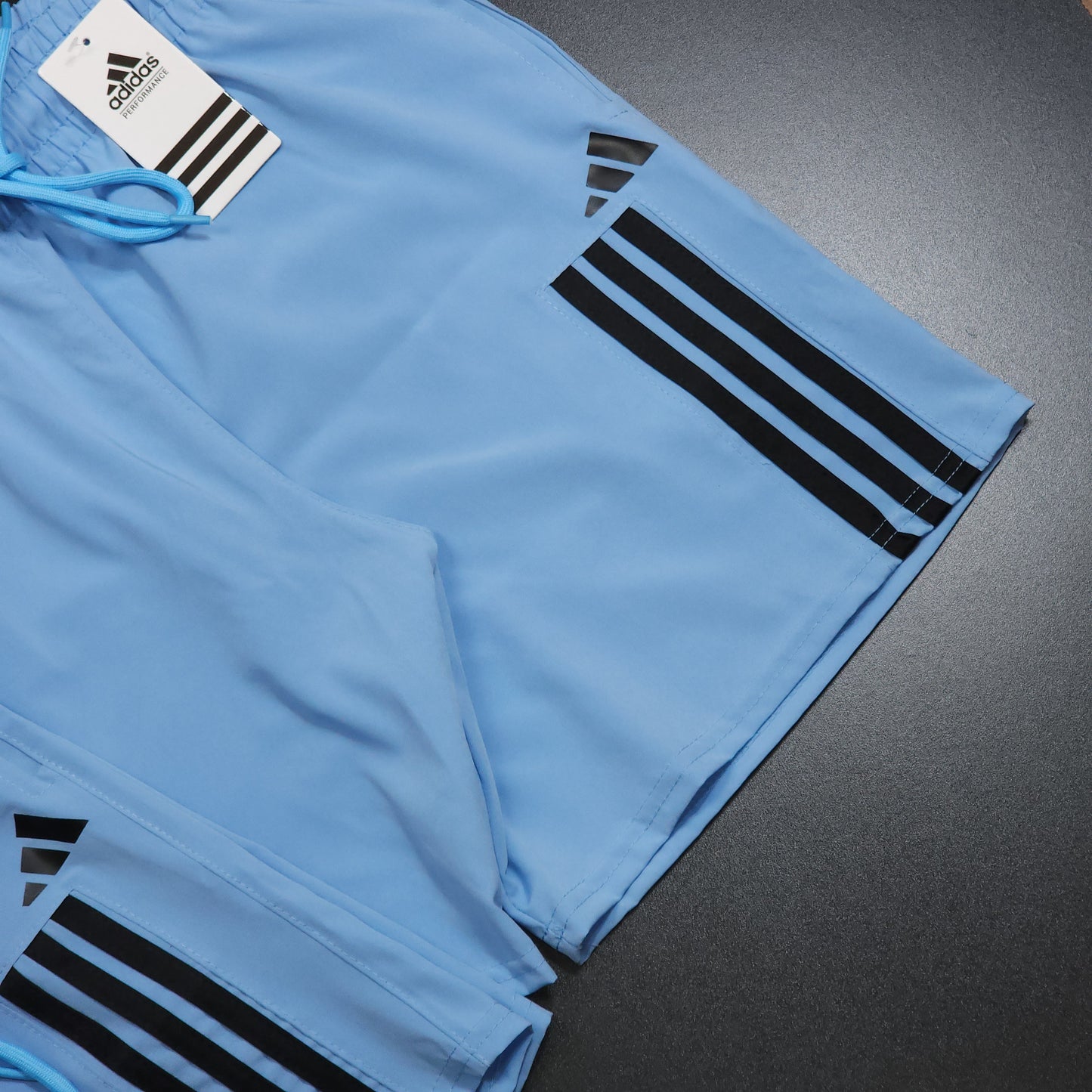 Short Elastano - Azul Bebê