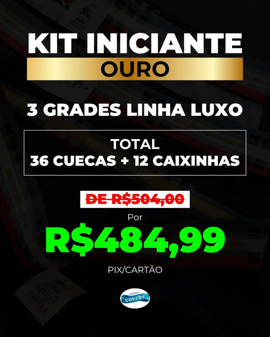 kit iniciante ouro