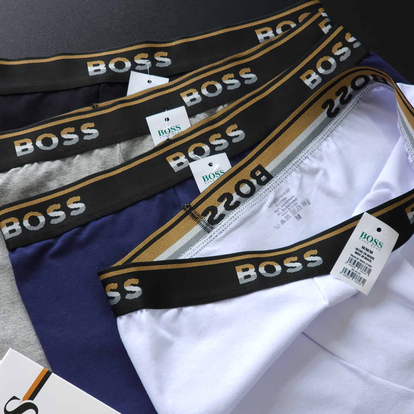 1 GRADE (12 CUECAS) PREMIUM 3 CORES - (4 CAIXINHAS GRÁTIS)
