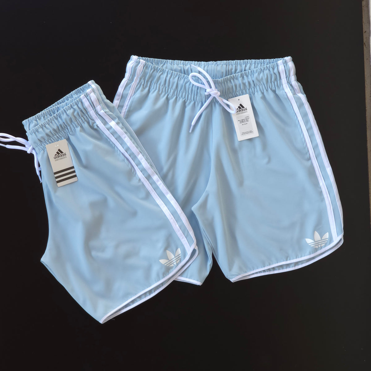 Short Elastano  - Azul Bebê