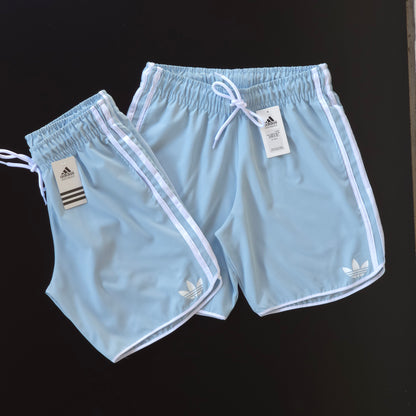 Short Elastano  - Azul Bebê