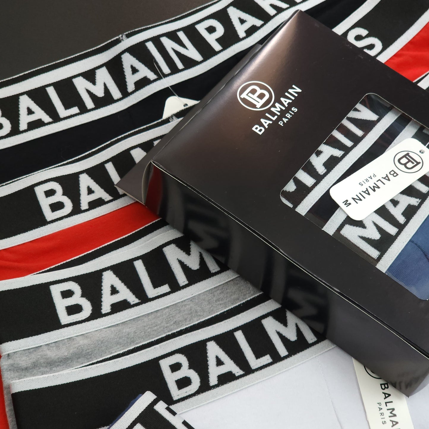 1 GRADE (12 CUECAS) LUXO 3 CORES - (4 CAIXINHAS GRÁTIS)