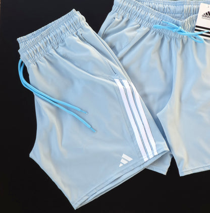 Short Elastano  - Azul Bebê