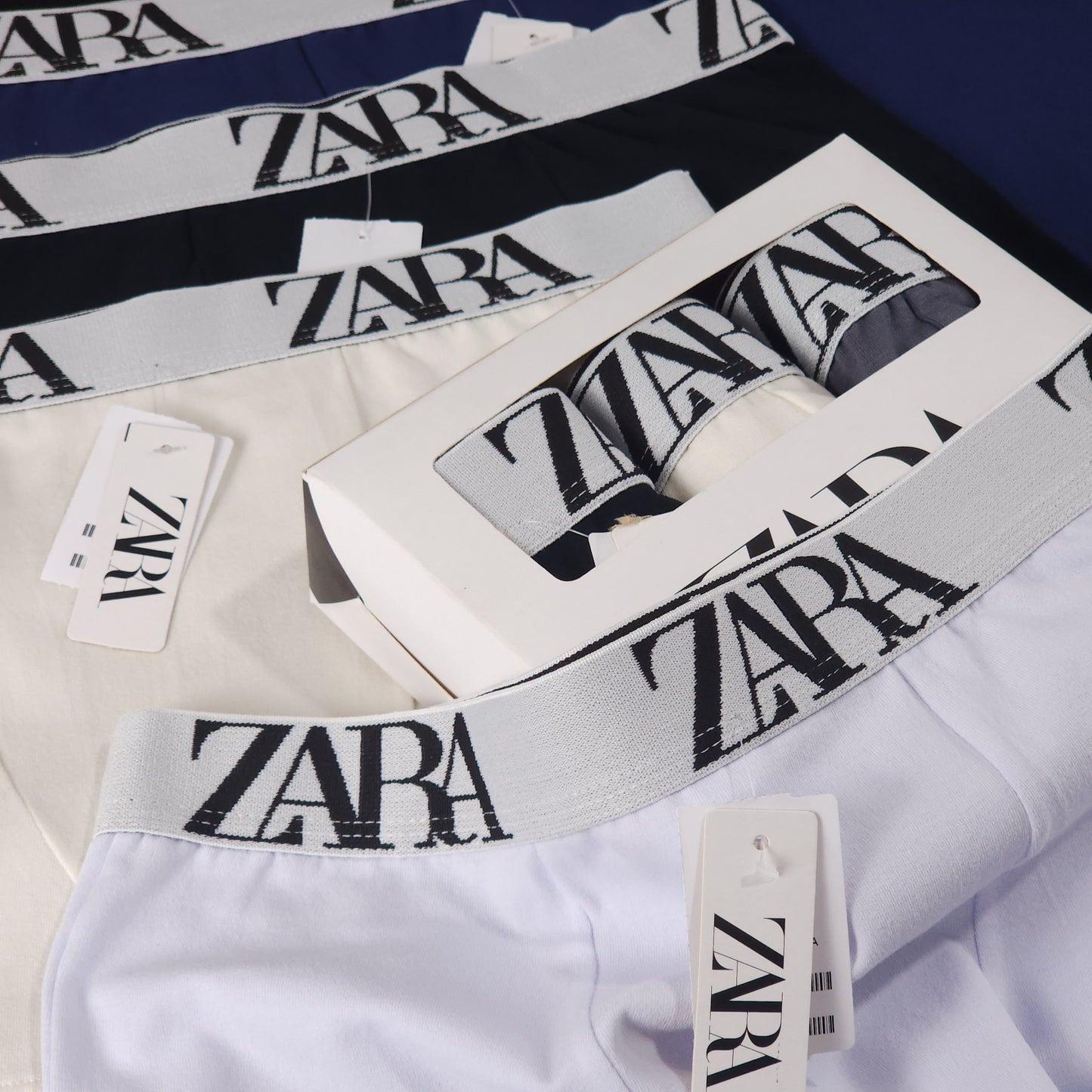 1 GRADE (12 CUECAS) LUXO 3 CORES - (4 CAIXINHAS GRÁTIS)