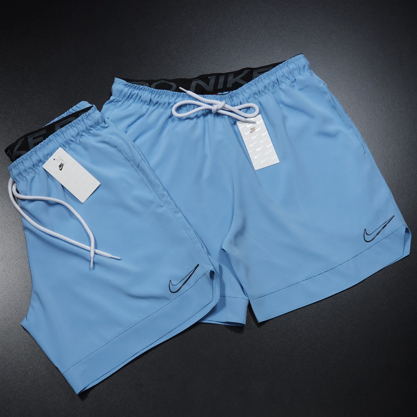 Short Elastano - Azul Bebê