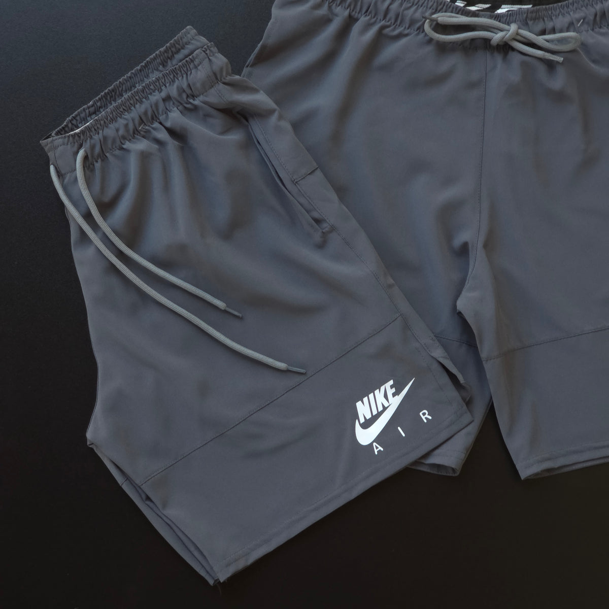 Short Elastano (Bolso Traseiro Central Com Zíper) - Cinza Chumbo – SE334