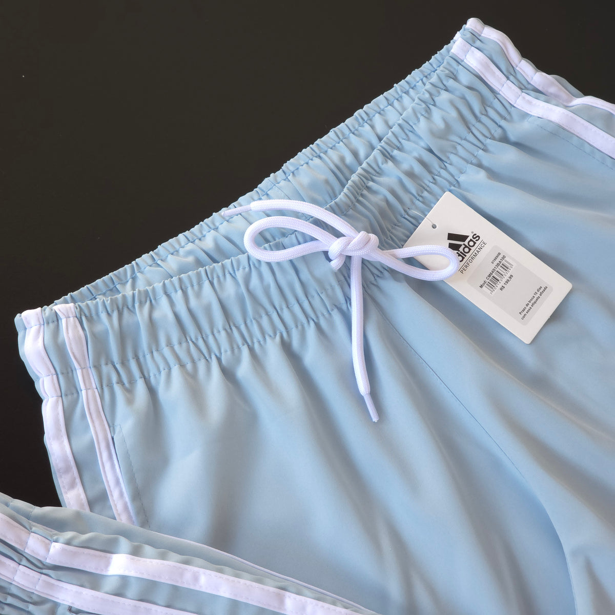 Short Elastano  - Azul Bebê