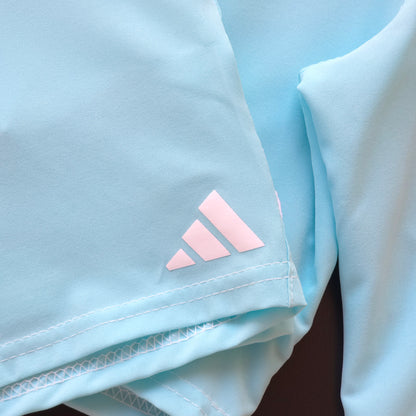 Short Elastano  - Azul Bebê