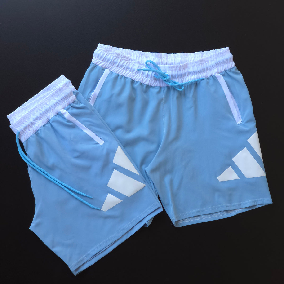 Short Elastano  - Azul Bebê – SE341