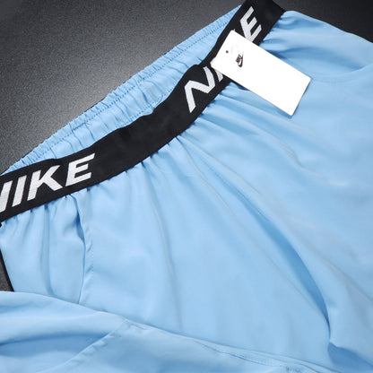 Short Elastano - Azul Bebê