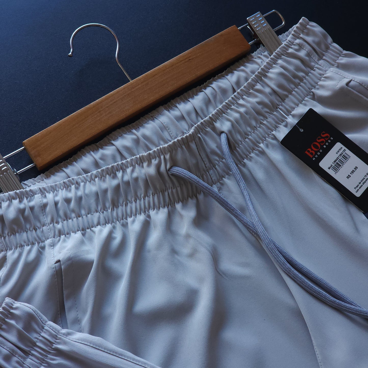 Short Elastano - Cinza Chumbo