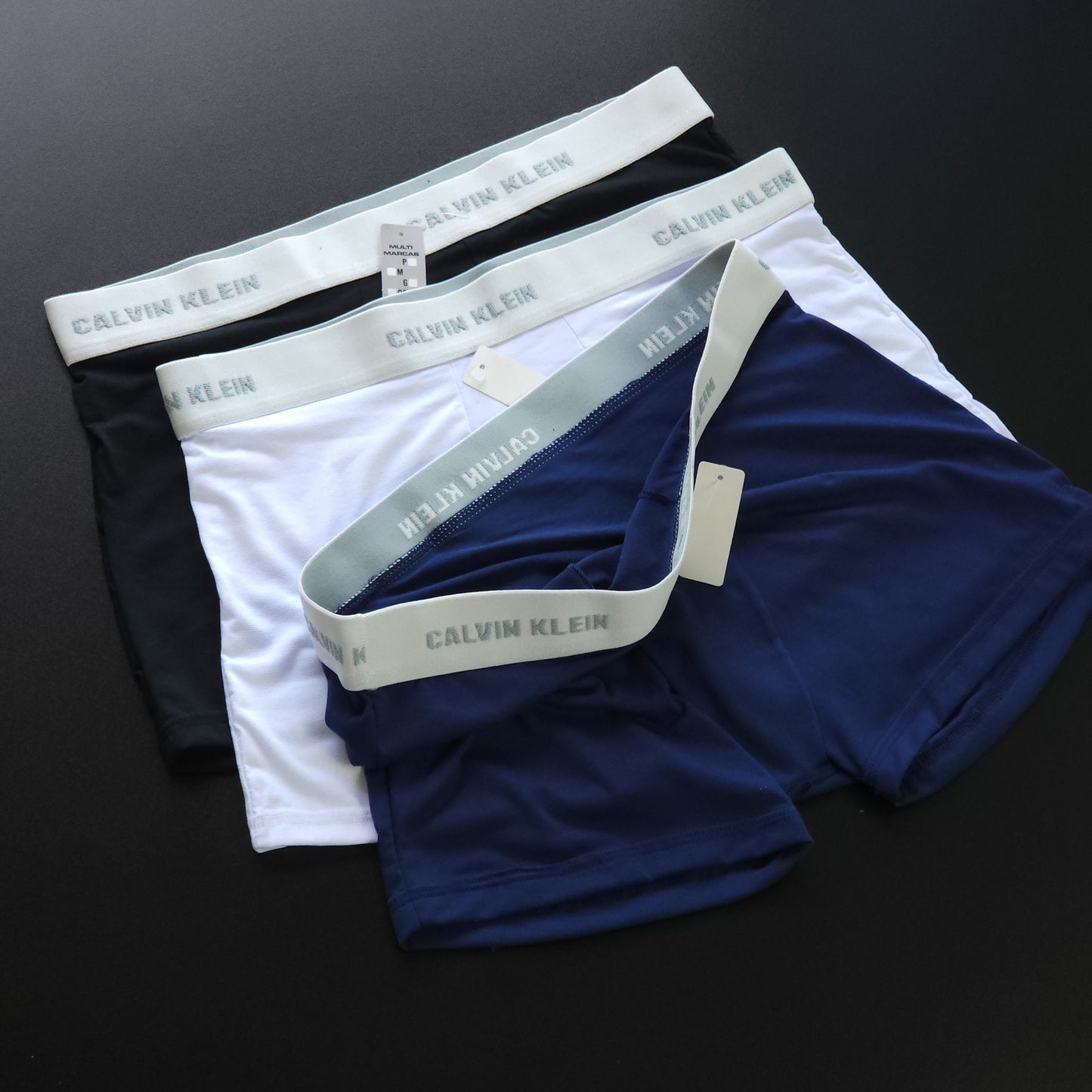 1 grade com 12 cuecas Plus Size - Tecido poliamida peletizada Premium - (Não acompanham caixinhas)