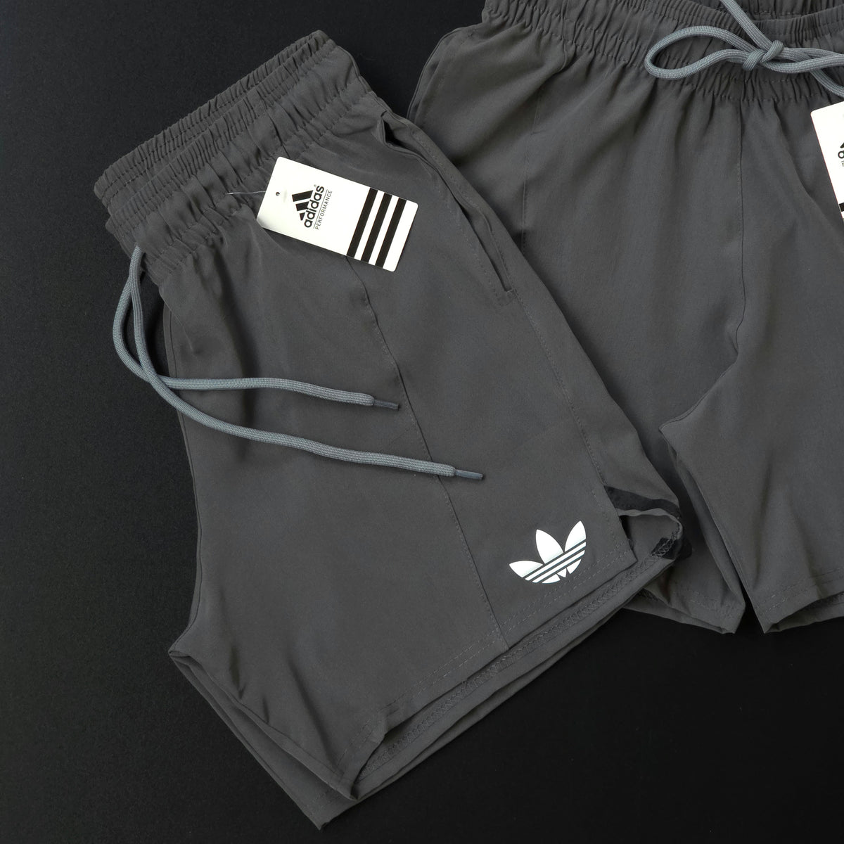 Short Elastano  - Cinza Chumbo