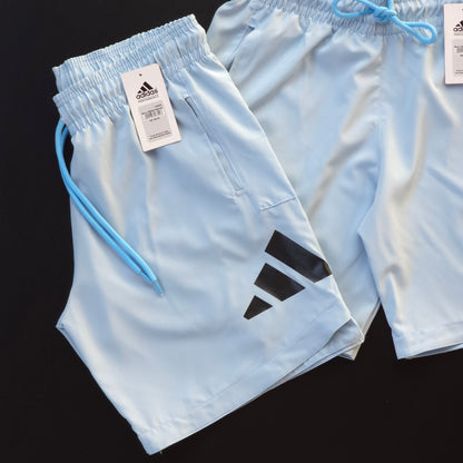 Short Elastano  - Azul Bebê