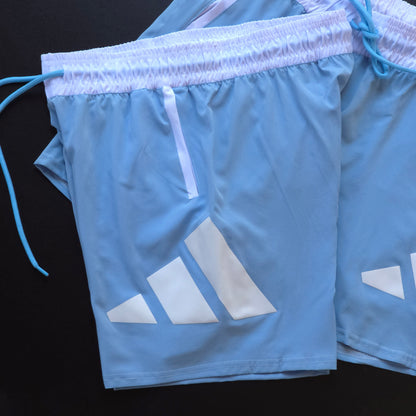Short Elastano  - Azul Bebê – SE341