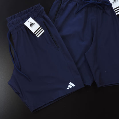 Short Elastano com Zíper - Marinho
