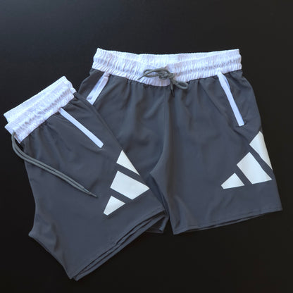 Short Elastano  - Cinza Chumbo – SE339