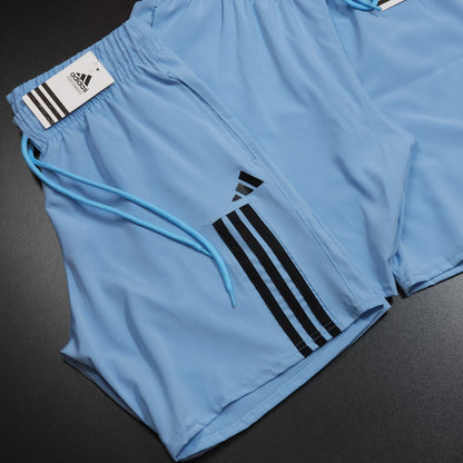 Short Elastano - Azul Bebê