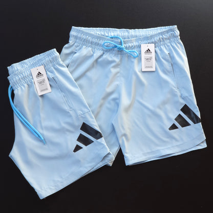 Short Elastano  - Azul Bebê