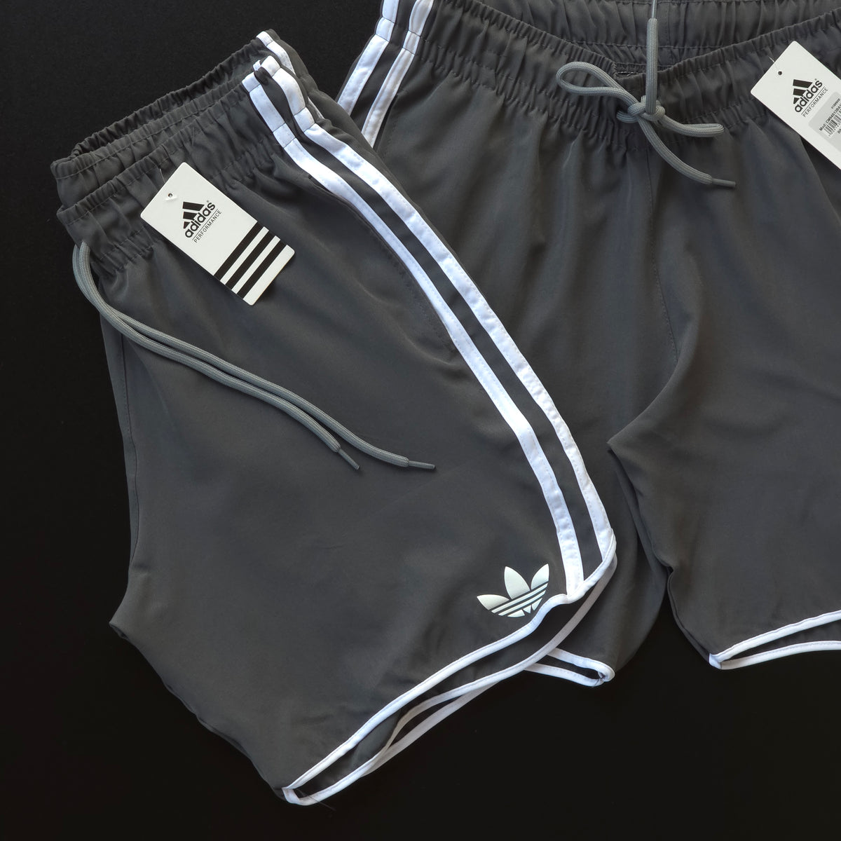Short Elastano  - Cinza Chumbo