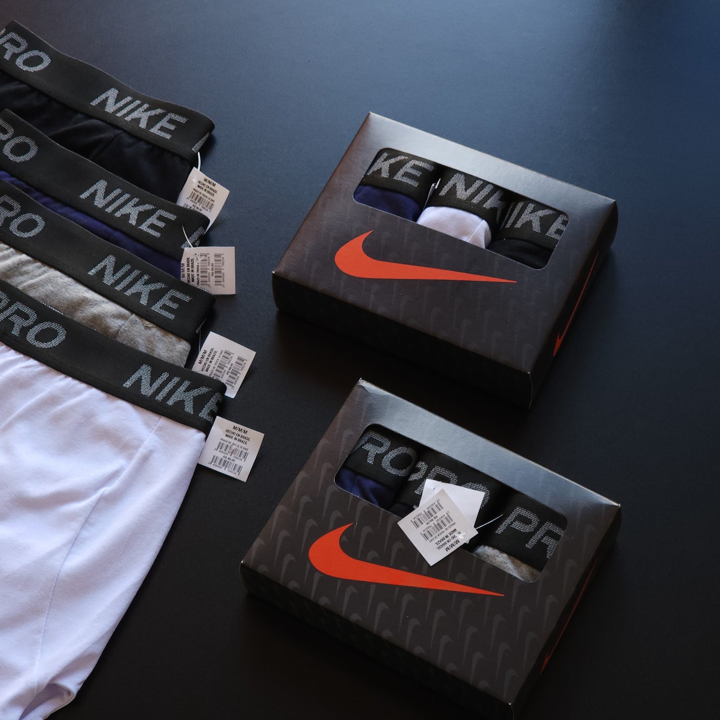 1 GRADE (12 CUECAS) PREMIUM 3 CORES - (4 CAIXINHAS GRÁTIS)