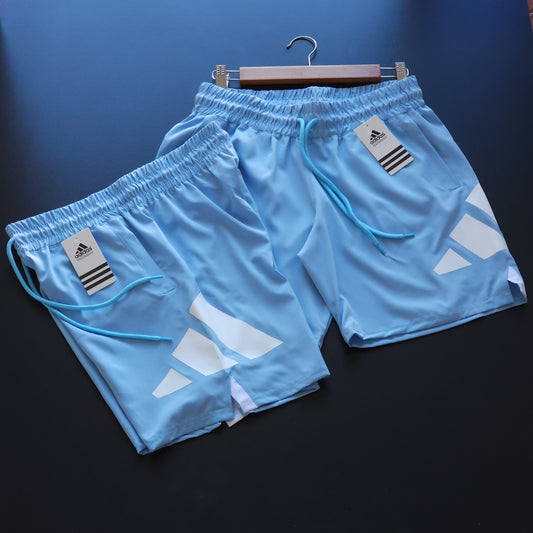 Short Elastano - Azul Bebê