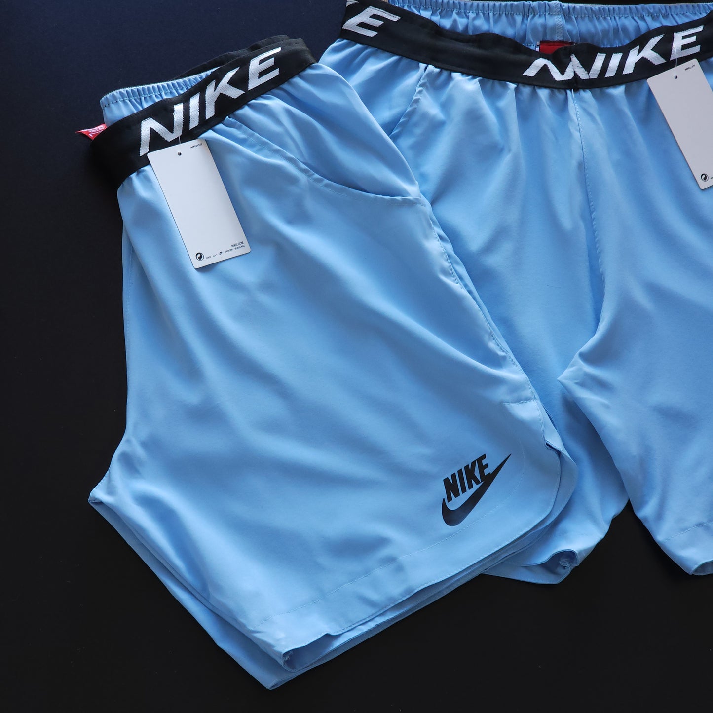 Short Elastano - Azul Bebê