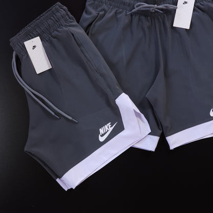 Short Elastano  - Cinza Chumbo