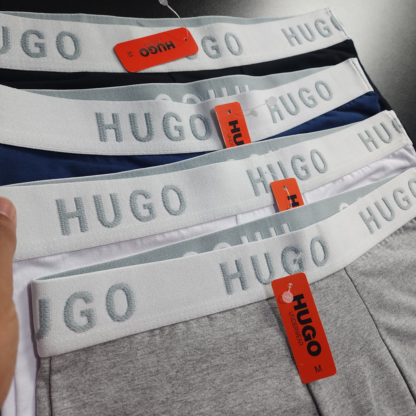 1 GRADE (12 CUECAS) LUXO 3 CORES - (4 CAIXINHAS GRÁTIS)