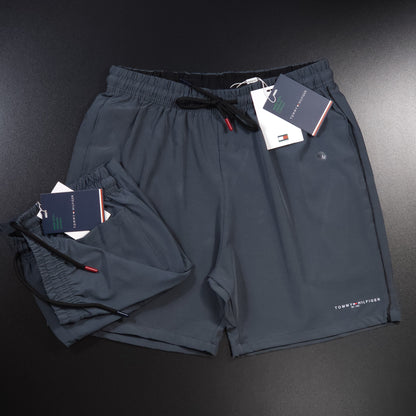 SHORT MAURICINHO LINHA LUXO - CINZA CHUMBO