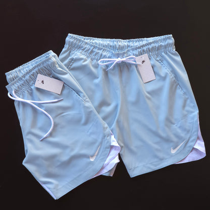 Short Elastano  - Azul Bebê