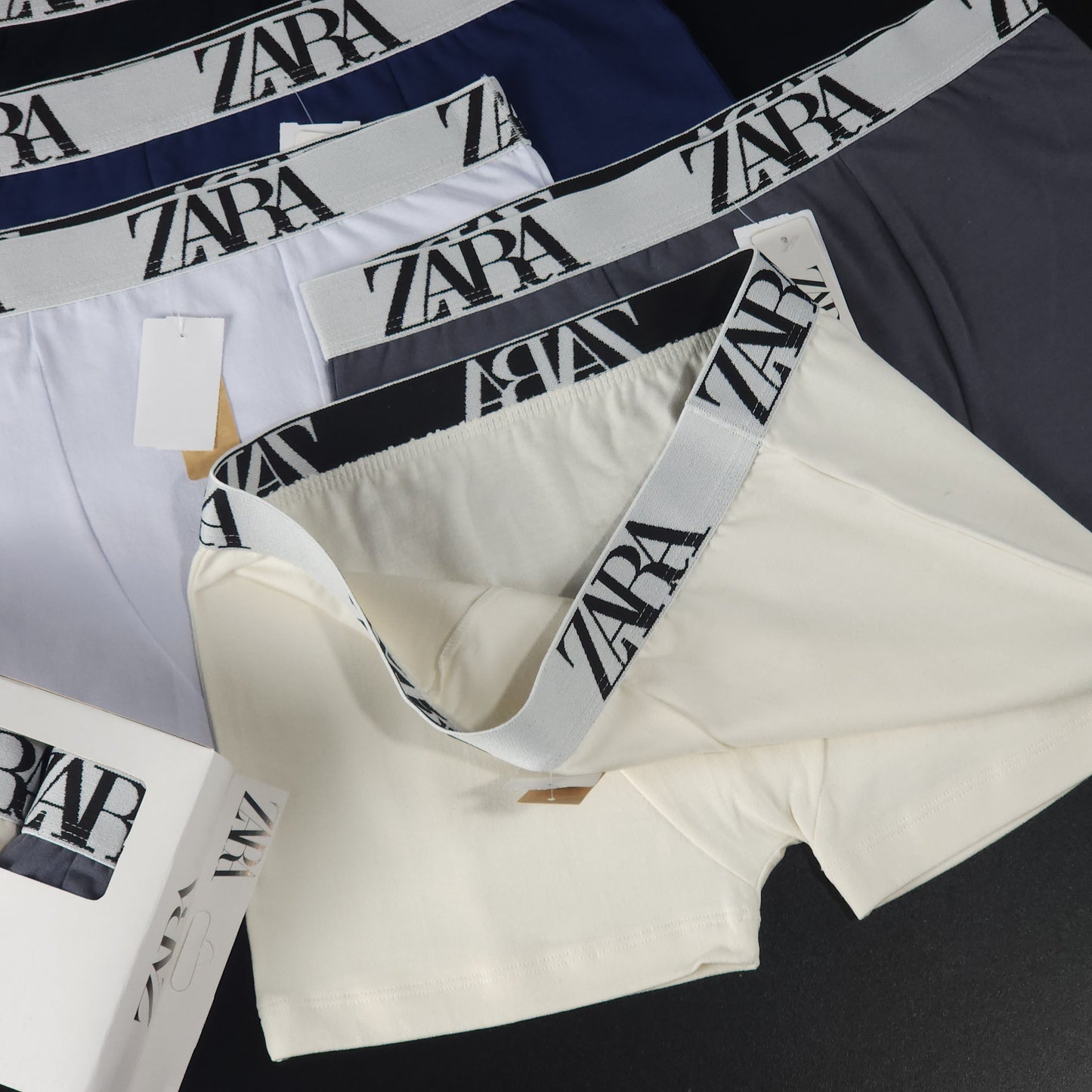 1 GRADE (12 CUECAS) LUXO 3 CORES - (4 CAIXINHAS GRÁTIS)