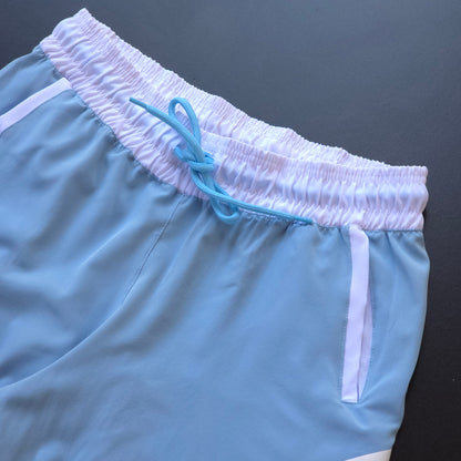 Short Elastano  - Azul Bebê – SE341