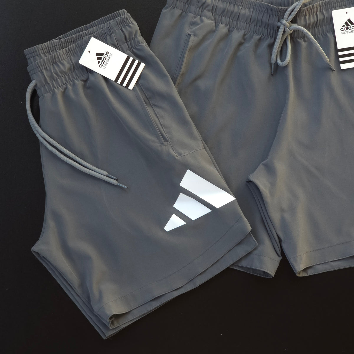 Short Elastano  - Cinza Chumbo