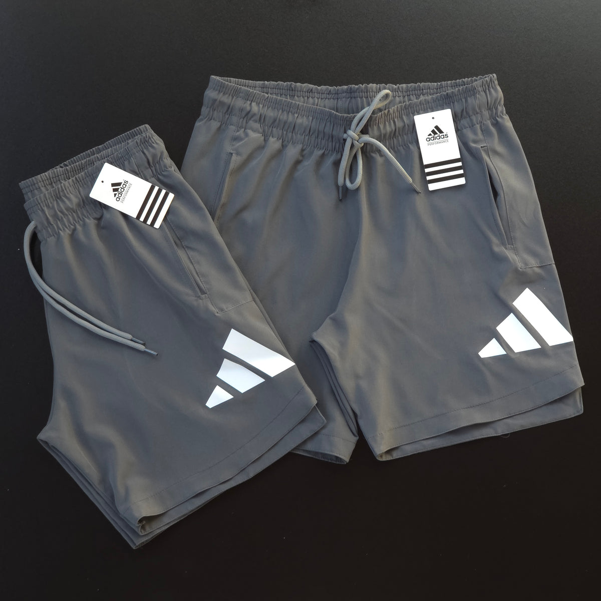 Short Elastano  - Cinza Chumbo