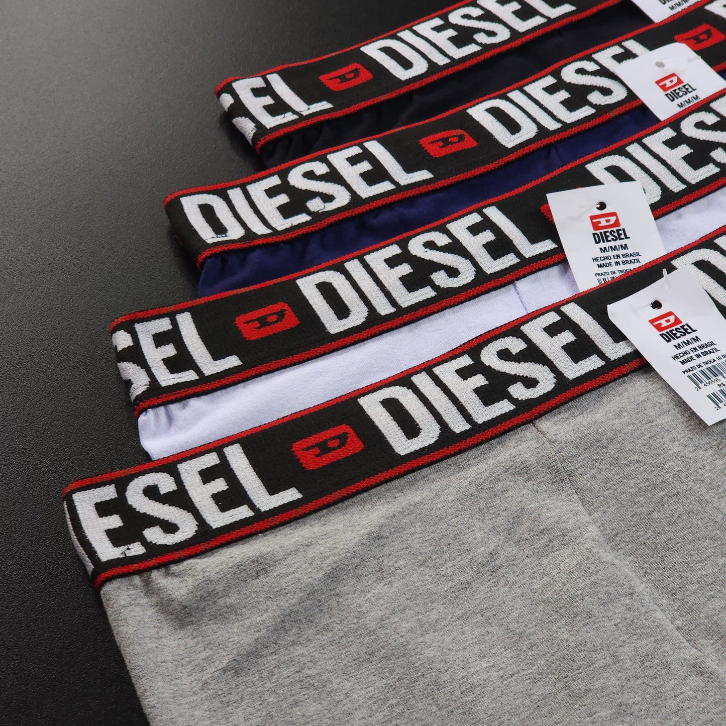 1 GRADE (12 CUECAS) PREMIUM COM 3 CORES SORTIDAS - (4 CAIXINHAS GRÁTIS)