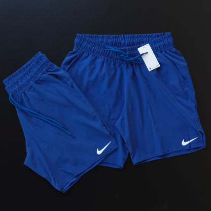 Short Elastano (Bolso Traseiro Com Zíper) - Azul Royal