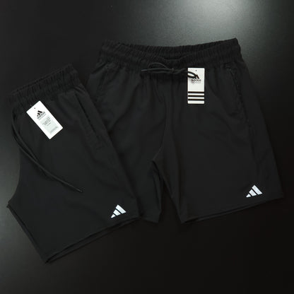 Short Elastano com Zíper - Preto