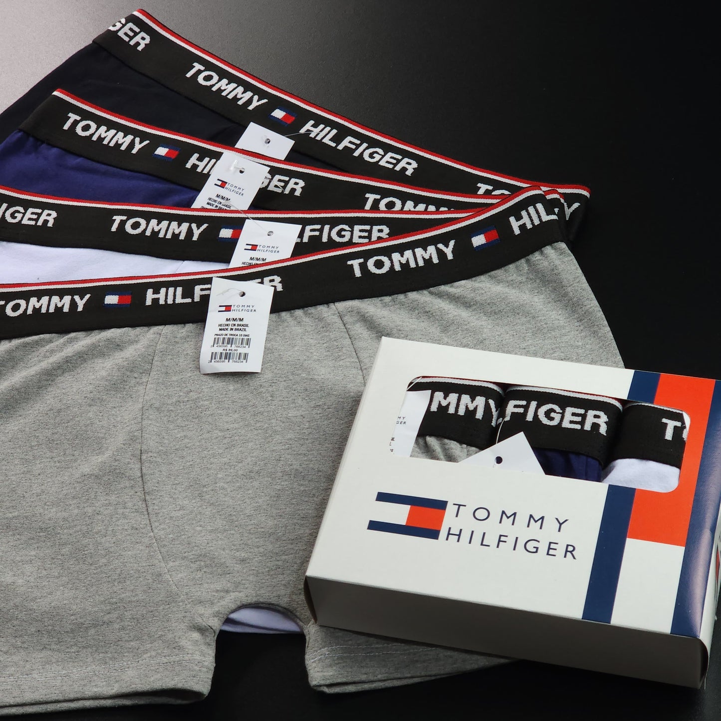 1 GRADE (12 CUECAS) PREMIUM COM 3 CORES SORTIDAS - (4 CAIXINHAS GRÁTIS)