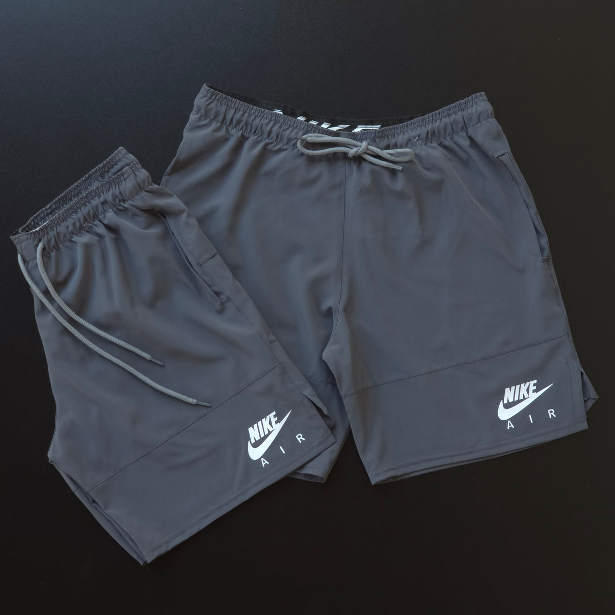 Short Elastano (Bolso Traseiro Central Com Zíper) - Cinza Chumbo – SE334